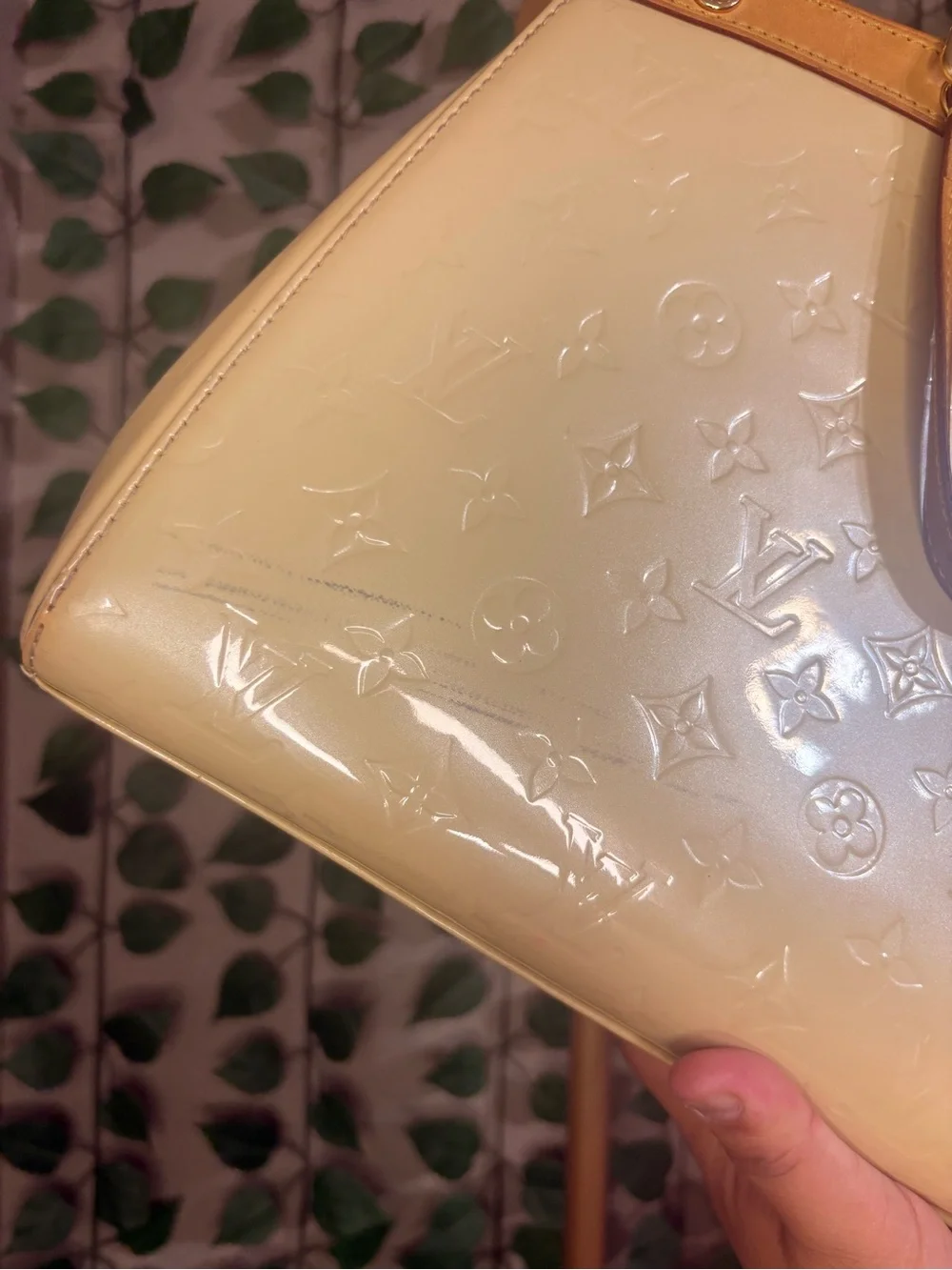 Louis Vuitton Brea Cream Satchel Bag